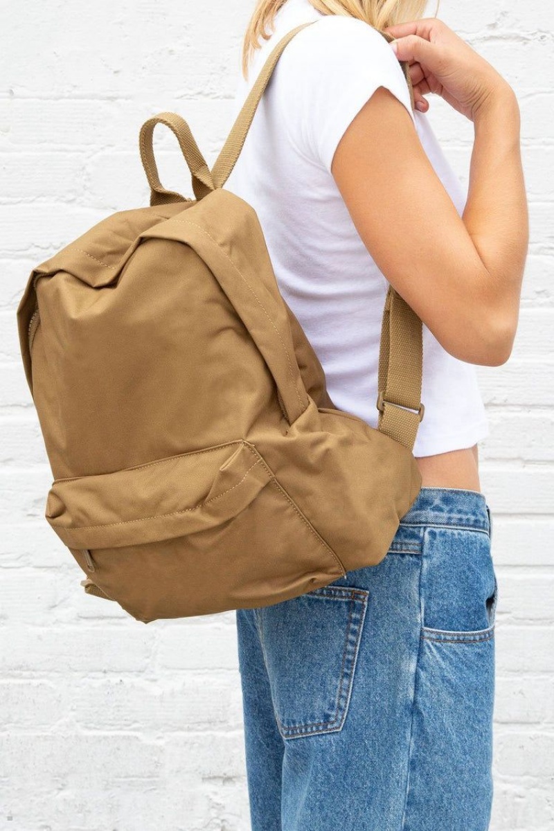 Sac a Dos Brandy Melville BM Marron | RBV-36594752